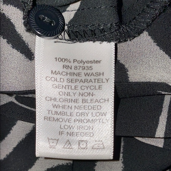 SUSAN GRAVER shirt dress tunic button up semi-sheer animal print midi NEW size 8 - Picture 7 of 11